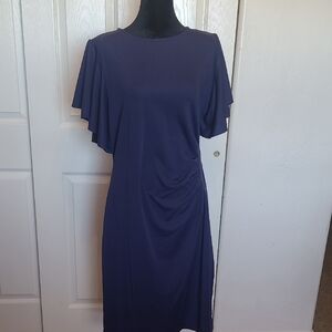 Elegant Navy Blue Dress